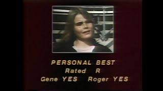 Personal Best 1982 movie review  Sneak Previews with Roger Ebert and Gene Siskel [upl. by Oicangi]