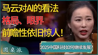 马云对AI的看法，格局、眼界、前瞻性依旧惊人！2025中国科技将会如何继续发展？ 窦文涛 梁文道 马未都 周轶君 马家辉 许子东 圆桌派 圆桌派第七季 [upl. by Cohlette491]