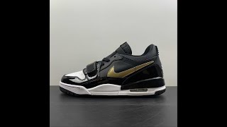 Air Jordan Legacy 312 Low Black Gold CD7069 071 [upl. by Shlomo120]