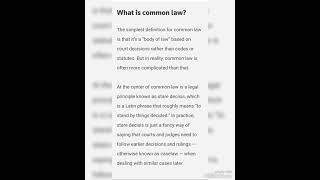 What is common law and difference between common law and civil Law [upl. by Htinnek]