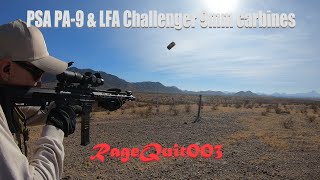 PSA PA9PX9 and LFA Challenger 9mm carbines [upl. by Gary336]