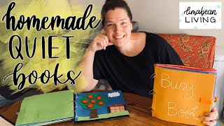 HOMEMADE BUSY BOOKS  Interactive Activities For Your Kids  DIY QUIET BOOKS TO KEEP OR SELL [upl. by Tanya]