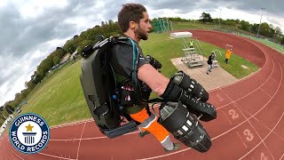 Amazing Jet Suit Sports Records  Guinness World Records [upl. by Story]