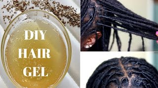 DIY  Make PERFECT Flaxseed amp Aloe Vera Gel For Twisting Locs [upl. by Yruam778]