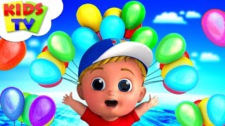 Balloon Song  Junior Squad Cartoons  Nursery Rhymes For Children  Cartoons  Kids Tv [upl. by Ragland]