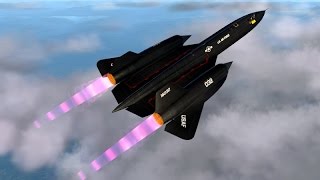 XPlane 11 Demo  SR71 Blackbird Cloudpiercing Stunning Views and Playing with Overspeed Physics [upl. by Annaesor]