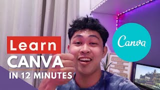 LEARN HOW TO USE CANVA BASIC TUTORIAL  TAGALOG [upl. by Rahsab]