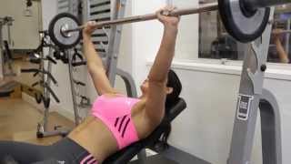 Incline Barbell Bench Press  Chest Exercise [upl. by Zaller]