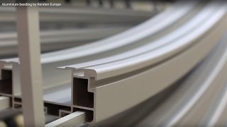 Aluminium bending by Kersten Europe [upl. by Massab]