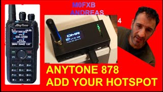 ANYTONE 878 add Jumbo Hotspot MMDVM Set Up [upl. by Alded]