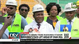 Sports CS Ababu tours Bukhungu Stadium [upl. by Ruffi]