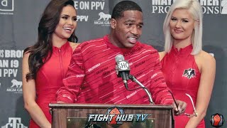 ADRIEN BRONERS FULL POST FIGHT PRESS CONFERENCE FOR MANNY PACQUIAO FIGHT FULL POST FIGHT VIDEO [upl. by Rugen]