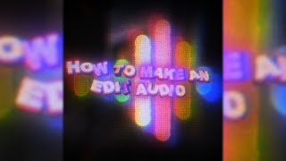 Edit Audio Tutorial After Effects [upl. by Yerac878]