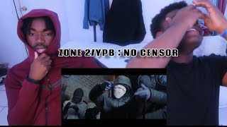 American friends react to Zone 2YPBUnrulyBad XKarma XTrizzac X BgodyX Lr X Kwengface  No Censor [upl. by Naimerej877]