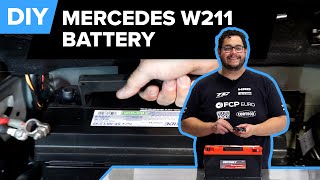 Mercedes E63 AMG Battery Replacement DIY MercedesBenz EClass W211 [upl. by Yarised494]