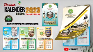 Kalender 2023 Lengkap Free CDR [upl. by Anrat]