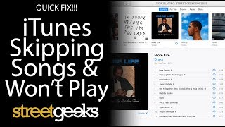 QUICK FIX iTunesApple Music Skipping Songs [upl. by Marsha695]