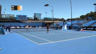 SF  Arina Rodionova vs Naiktha Bains  Australian Open 2015 Playoff Highlights [upl. by Nalniuq39]