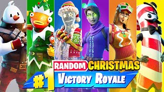 The RANDOM CHRISTMAS BOSS Challenge in Fortnite [upl. by Jardena426]