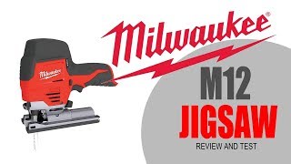 Milwaukee m12 jigsaw review  cordless jigsaw item 244520 [upl. by Aleahpar]