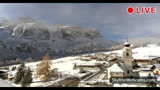 Live Webcam from Colfosco  Italy [upl. by Oilicec431]