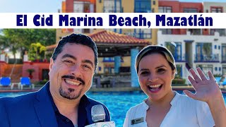 ALFREDO RECOMIENDA  EL CID MARINA BEACH MAZATLÁN  viajomexico [upl. by Binky]