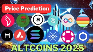 ALTCOINS PRICE PREDICTION 2025 altcoins priceprediction [upl. by Yeldud]