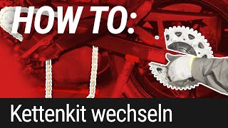 HOW TO Kettensatz wechseln am Motorrad [upl. by Aillil]