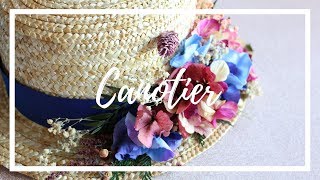 DIY · Cómo hacer un canotier para una boda · 💄Lucía Puebla💋 [upl. by Greyso]