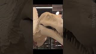 Sculpting the computermilled foam Spinosaur for JP III [upl. by Rodoeht]