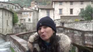 Gubbio Umbria Italy walk1 [upl. by Brose]