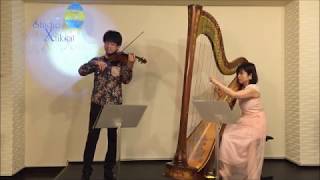 ViolinampHarp Duo Xiksa Cavalleria Rusticana Intermezzo [upl. by Llewxam779]