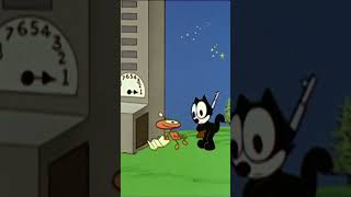 Run Away Scaredy Cat 🛸  Felix The Cat felixthecat shorts  Full Episodes [upl. by Desi]