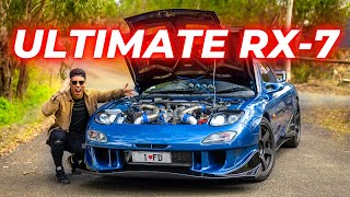 700HP BIG SINGLE TURBO 13B MAZDA FD RX7  GOD TIER ROTARY LEGEND [upl. by Rolfe866]