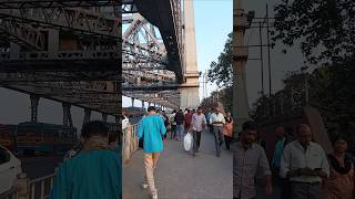 800meterlong pillarless Howrah bridge 😱 shorts trending howrahbridge [upl. by Eatnohs]