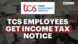 TCS Employees Get Notice From Income Tax Department [upl. by Jacey89]