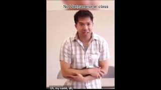 No Vietnamese in Class funny comedy comedyvideo funnyshorts funnyvideos funnyvideo fun [upl. by Enobe411]