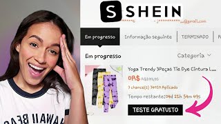 SHEIN TESTE GRATUITO PASSO A PASSO Como Funciona [upl. by Assert]