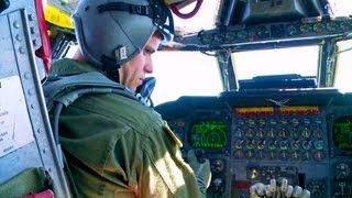 Cockpit View B52 Aerial Refueling Low Level Flying Maneuvering [upl. by Averi]