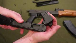 Installing Magpul ZHUKOVS stock on AK47 [upl. by Tallie971]