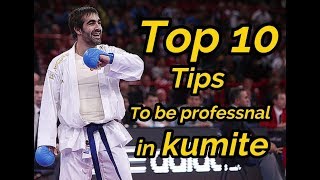 Top 10 Tips that make you Professional in Karate competition Kumite [upl. by Enyawal]