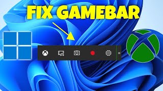 How To Fix Xbox Game Bar Not Recording On Windows 11 [upl. by Veronica]