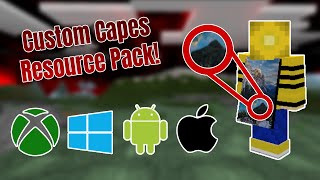 How To Get CUSTOM CAPES Texture Pack In Minecraft Bedrock Edition Android Windows Ios Xbox [upl. by Warila438]