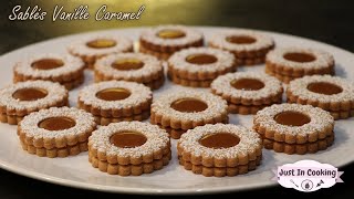 Recette des Sablés à la Vanille et au Caramel au Beurre Salé [upl. by Dall]