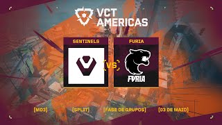 Sentinels x FURIA Mapa 1 Split  VCT Americas [upl. by Trainor]