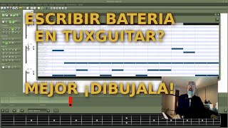 Tutorial de TuxGuitar Como escribir batería con el editor de matrices [upl. by Klecka]