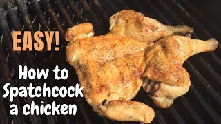 Easily spatchcock a chicken for even cooking [upl. by Nymrak]