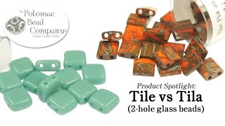 Comparison Tile vs Tila Beads [upl. by Laresa881]