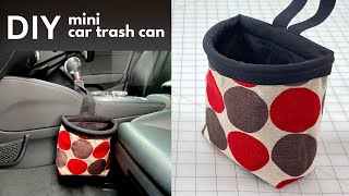 Mini Car Trash Can  Easy DIY Christmas Gift [upl. by Ear677]