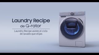 Lavadora QuickDrive ™ ciclo óptimo con QRator recipe│Samsung [upl. by Norman]